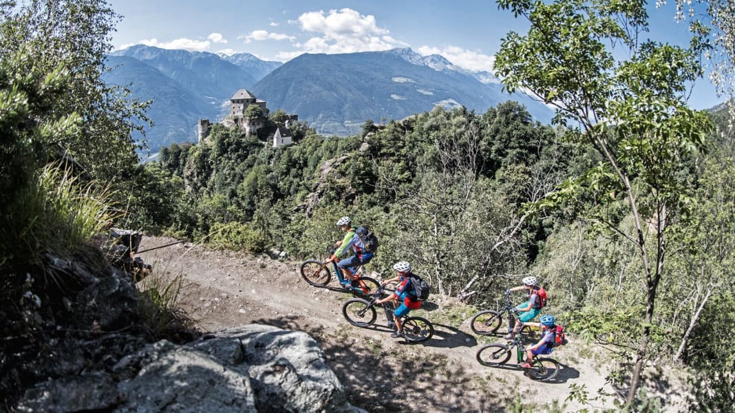 Die schönsten E-MTB Touren im Vinschgau