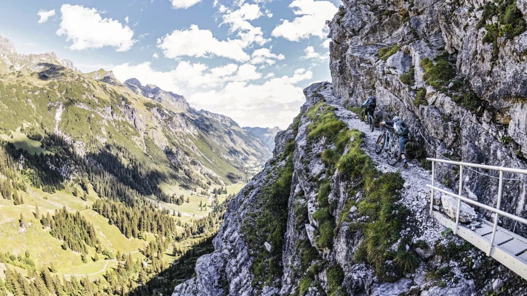 Kann man die Heckmair-Route mit dem E-MTB bezwingen?