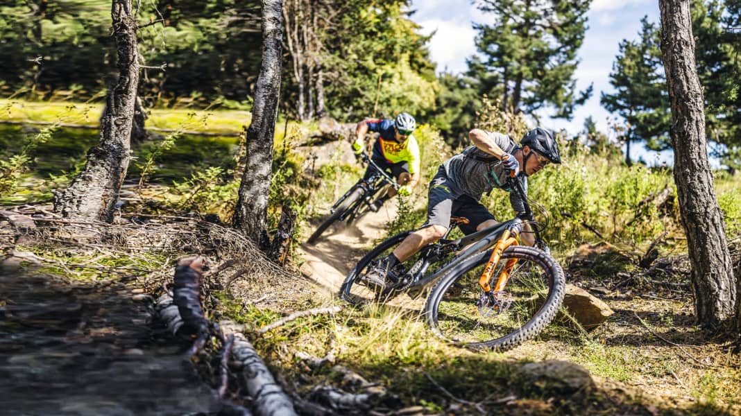 6 Down-Country-Bikes ab 3799 Euro im Vergleich
