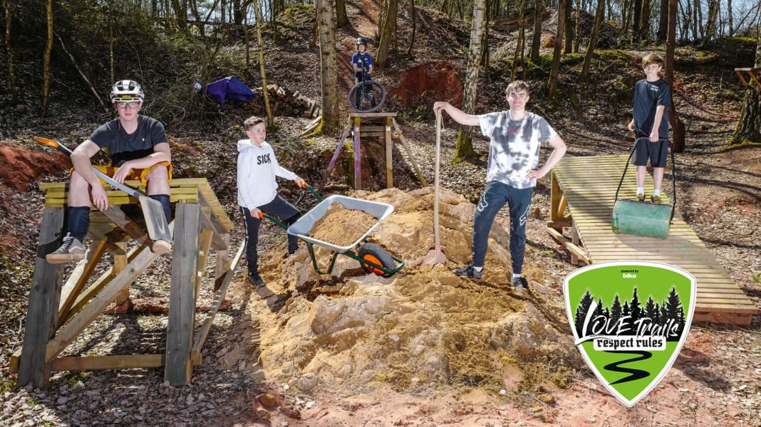 Plötzlich legal: Mini-Bikepark im Pfälzer Bergland