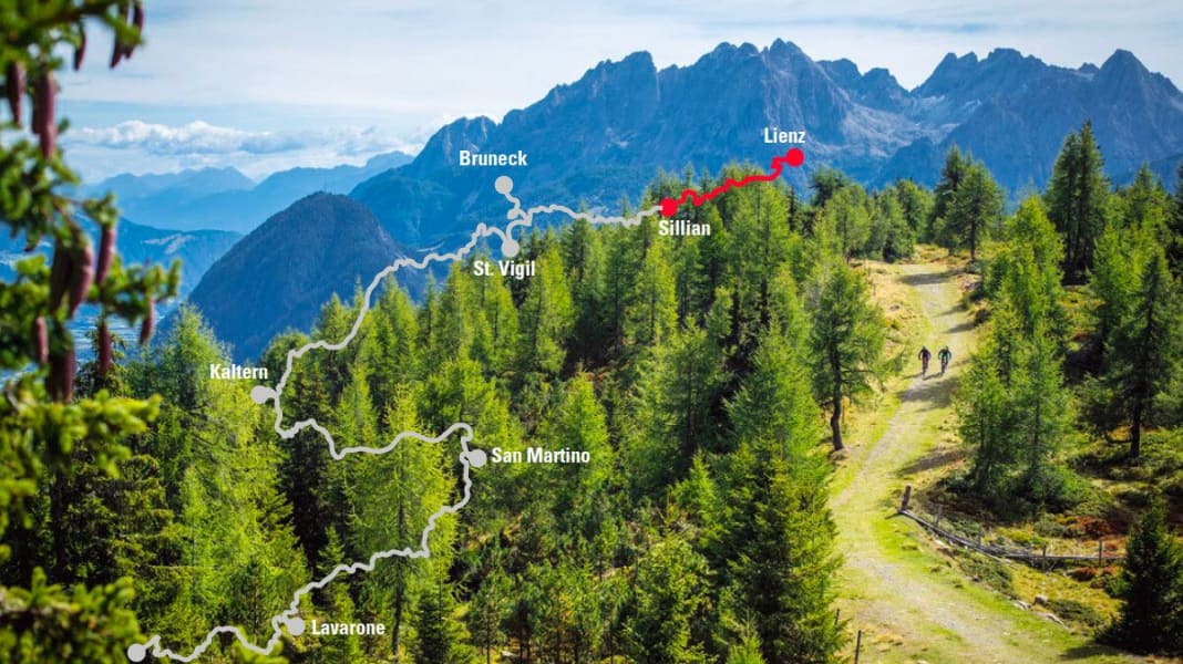 Transalp-Etappe 1: von Lienz nach Sillian