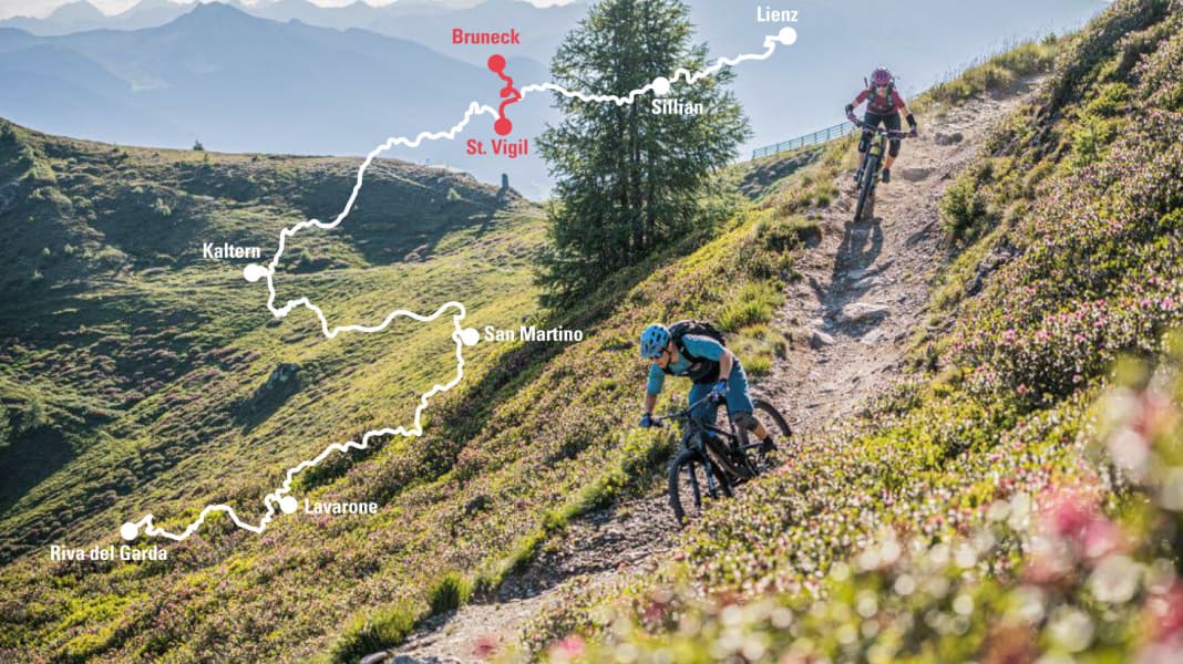 Transalp-Etappe 3: von Bruneck nach St. Vigil