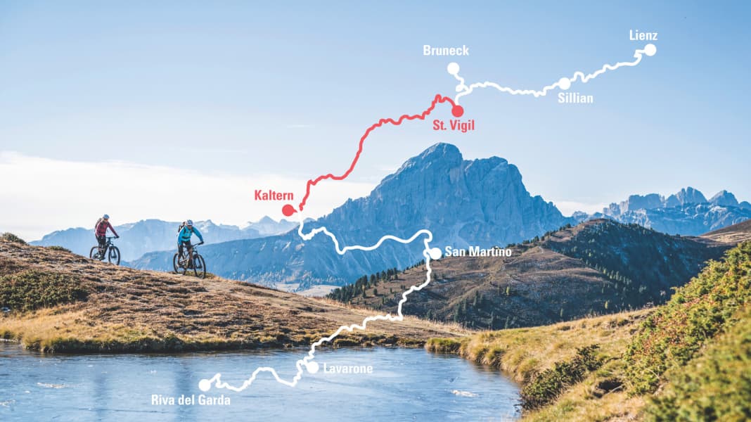 Transalp-Etappe 4: St. Vigil – Kaltern