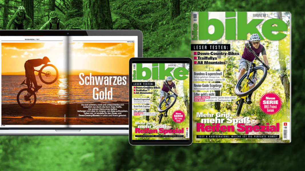 BIKE 08/2022: Top-Themen der aktuellen Ausgabe
