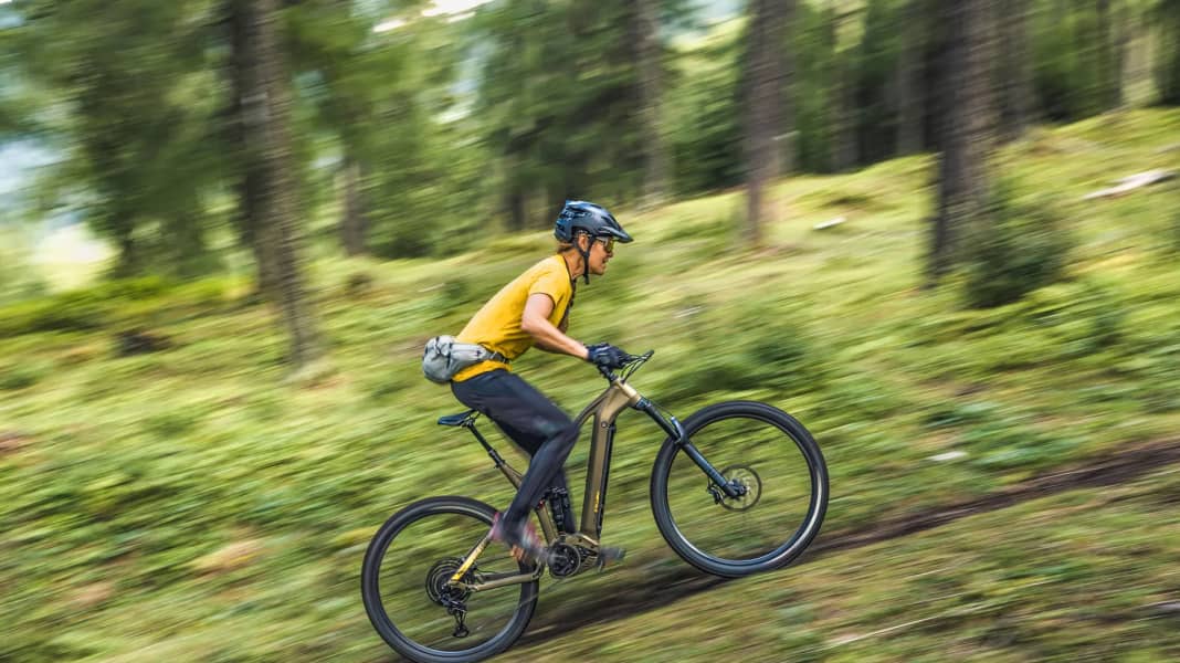 Test All Mountain 2023 E Fully Decathlon Rockrider Stilus E AM im
