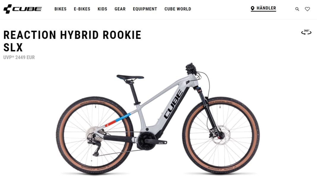 Rückruf: Das Cube Reaction Hybrid Rookie ist zu schnell – Strafen drohen