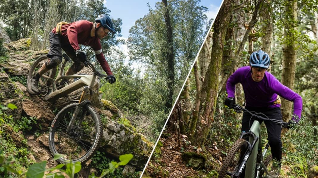 Torque:On CF vs. Strive:On CFR: Die zwei Gravity-E-Bikes von Canyon im Vergleich