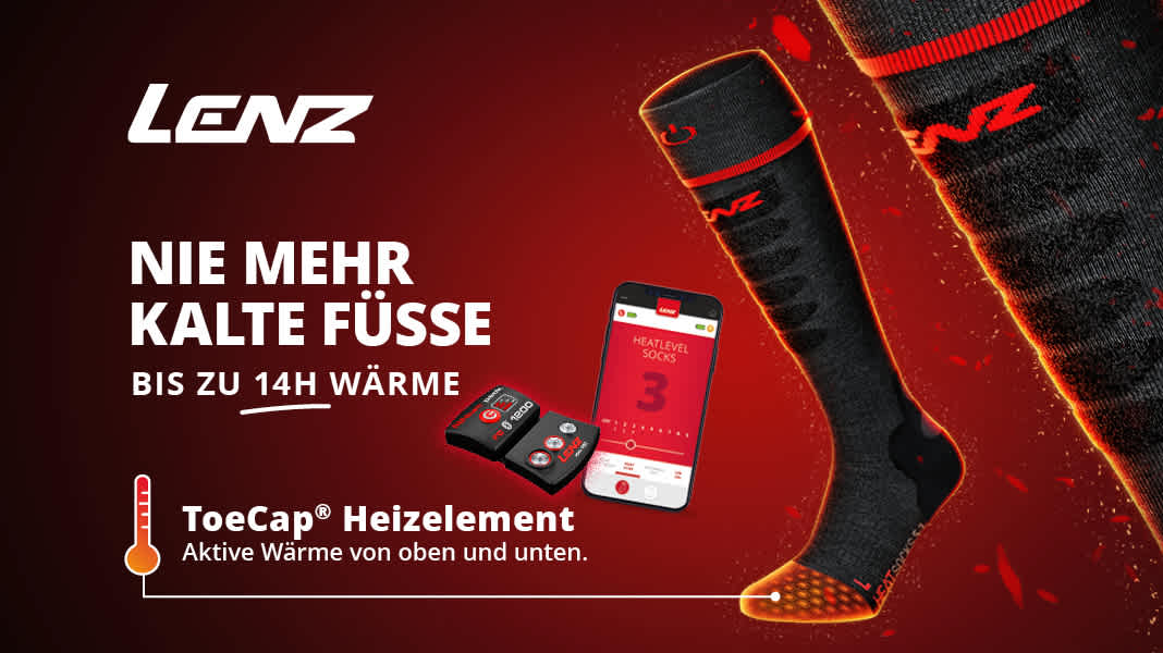 9. Adventskalender-Türchen: Nie mehr kalte Füße – mit den beheizten Socken von Lenz!