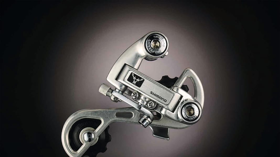 Zeitsprung: Shimano-Schaltwerk gestern und heute