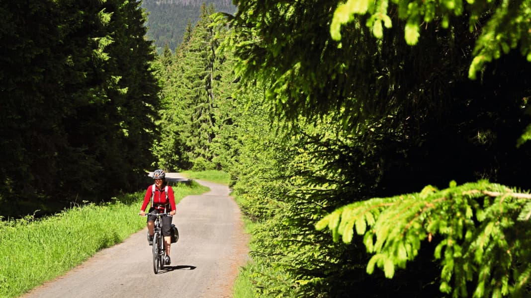 Radroute Grünes Dach: durch Bayerischen und Oberpfälzer Wald