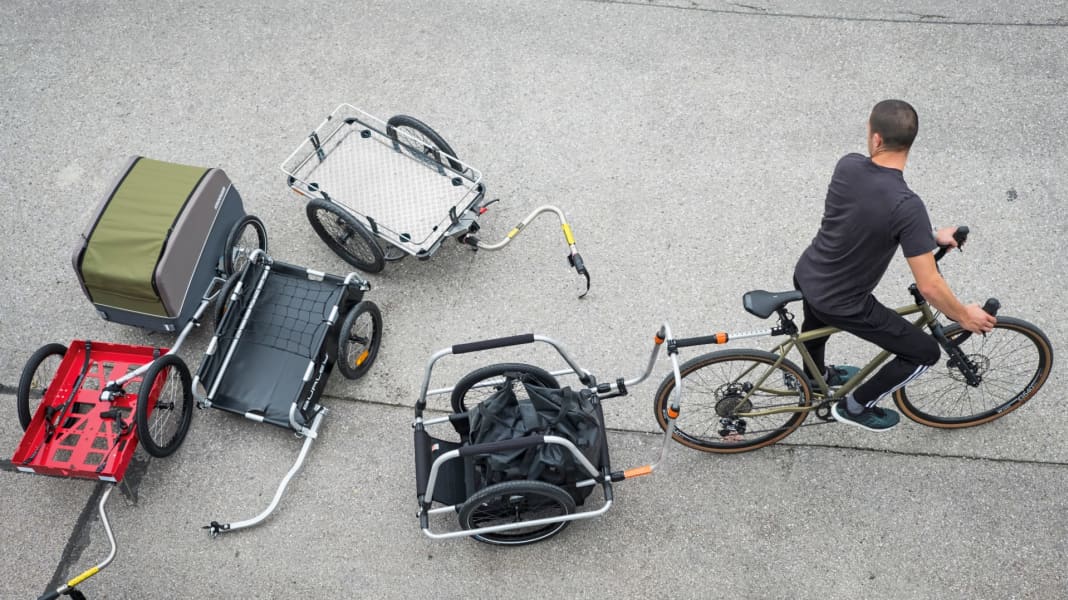 Fahrradanhänger: Immer im Windschatten