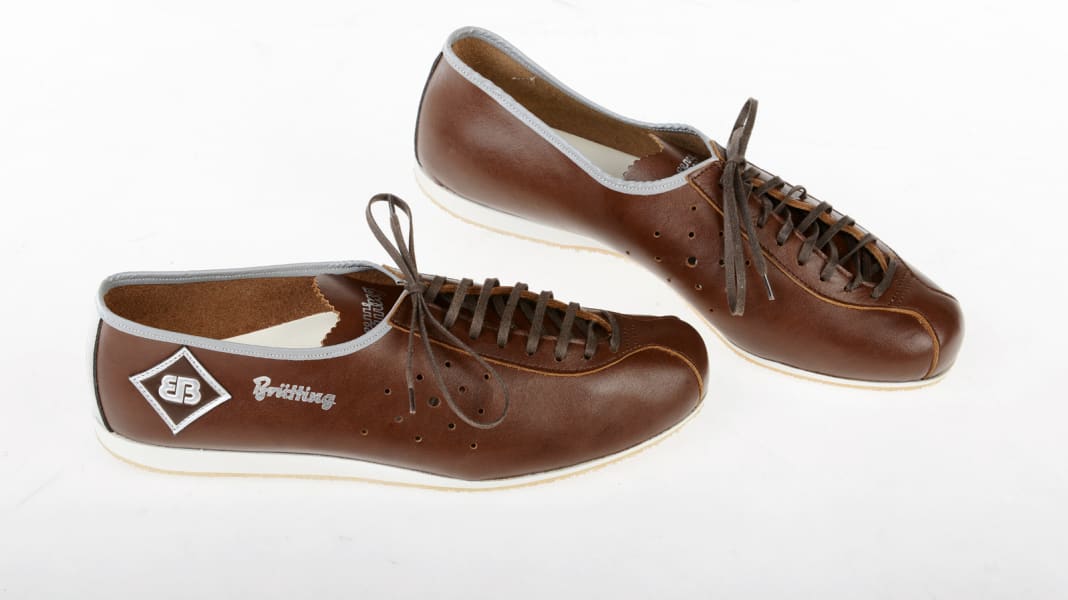 Test 2015: Radschuhe von Brütting - Klassisch: Brütting Fahrrad-Sportschuh im Retro-Look