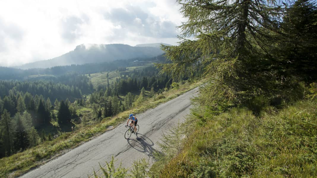 Reise Italien: Vier Rennradtouren im Trentino - Kletterpartie rund um das Val Sugana
