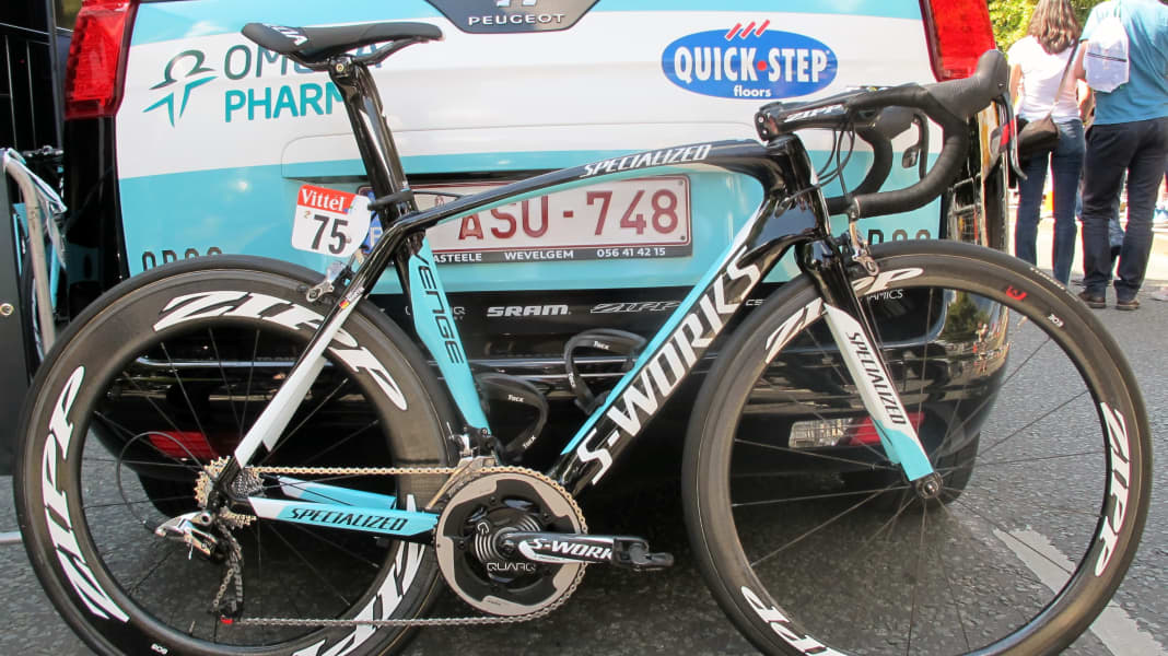 Team-Räder der Tour de France: Omega Pharma - Quick Step Pro Cycling Team