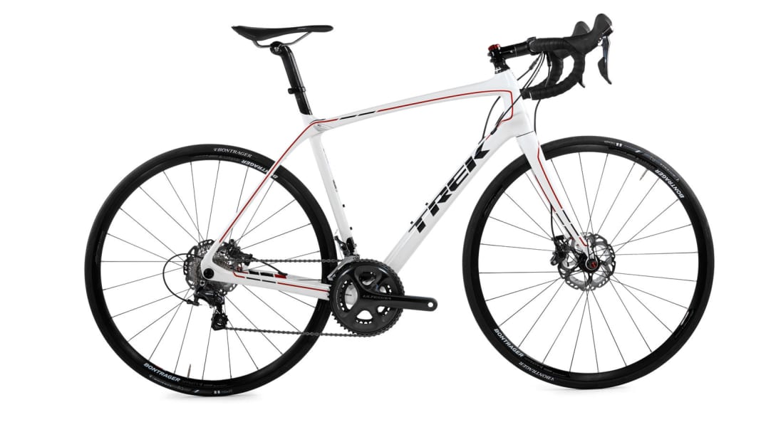 Test 2015 Rennr der m. Scheibenbremsen Trek Domane 6.2 Disc