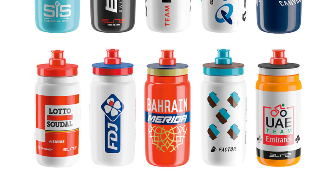 Test 2017: Elite Trinkflaschen "Tour de France Edition" - Elite Team Bottles - Trinkflaschen für die Radtour