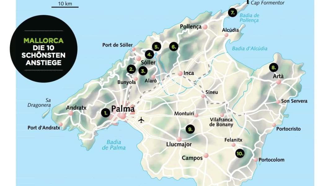 Rennrad-Berge auf Mallorca: Die zehn schönsten Anstiege auf Mallorca