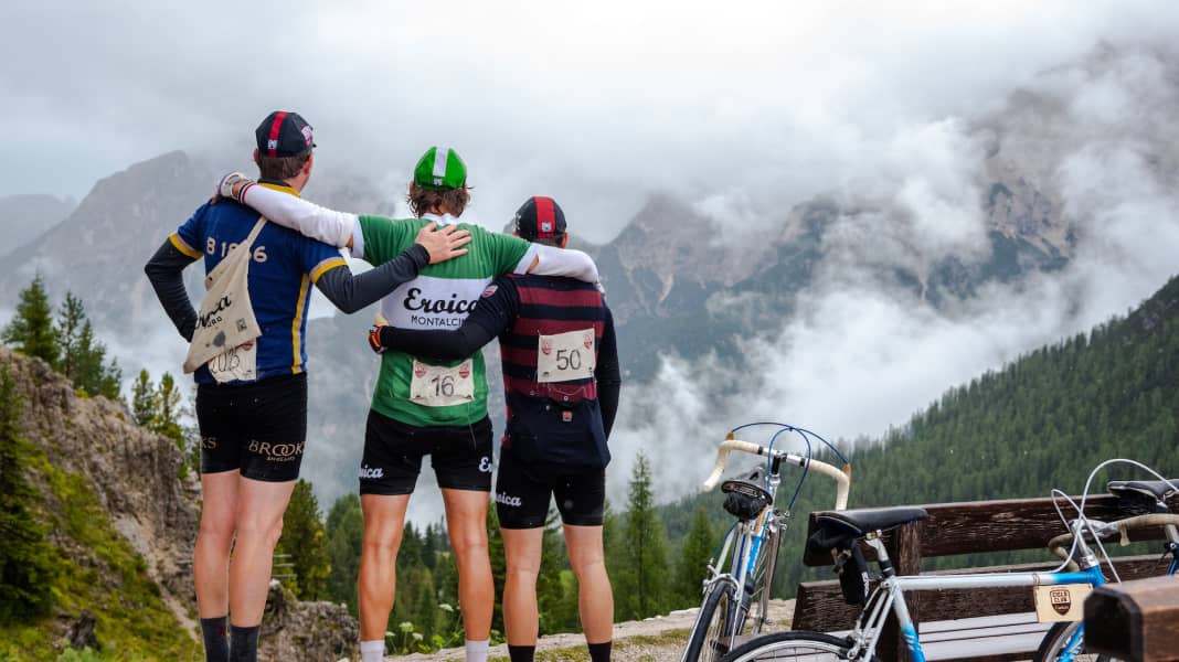 Eroica Dolomiti 2021 - Vintage-Radler in der Dolomitenregion 3 Zinnen