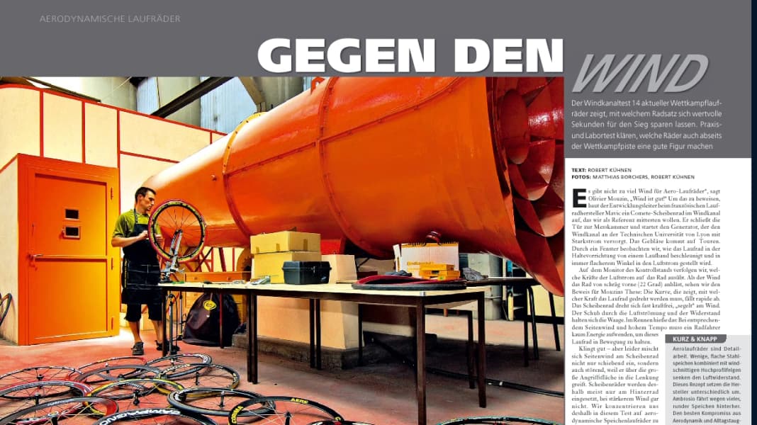 Aerodynamische Laufräder