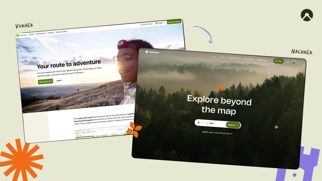 Mehr Bilder, einfachere Nutzung: Komoot stellt neues Design vor
