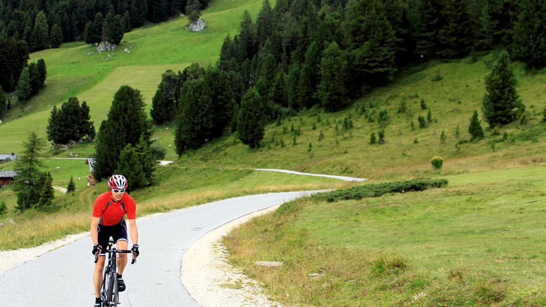 Traum-Anstiege in Italien: Das Reiterjoch - Das Reiterjoch: steiler Pass im Trentino