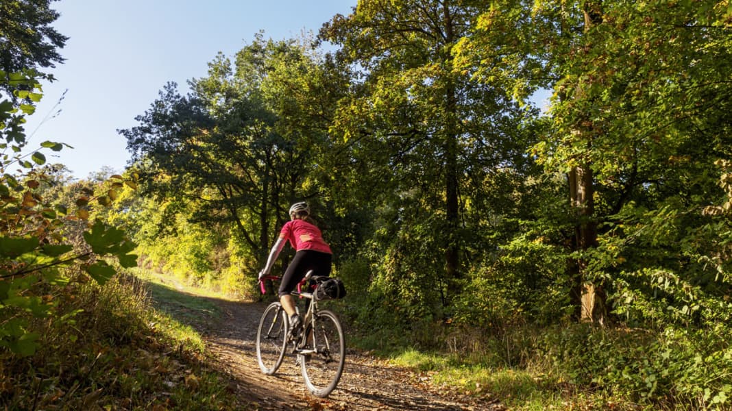Deutschland per Crossrad: Etappenfahrt auf dem Rennsteig - Im Wanderrevier: Mit dem Crossrad auf dem Rennsteig