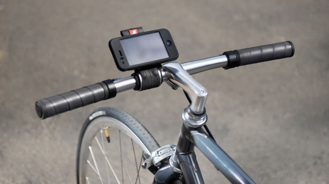 Neue iPhone-Halterung fürs Fahrrad