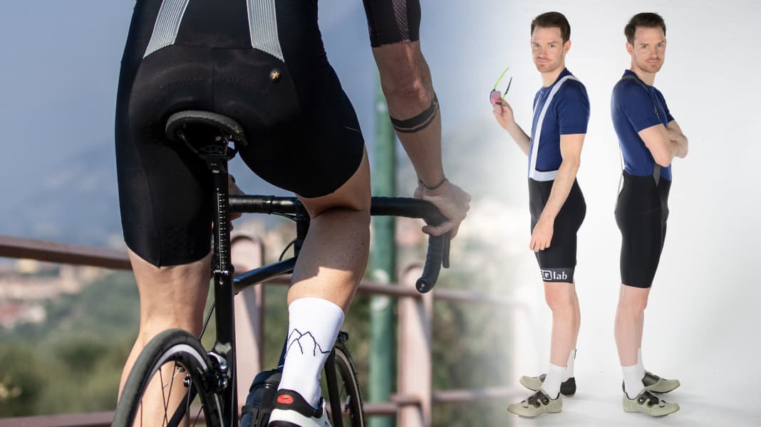 Radhose mit dünnem polster Clearance