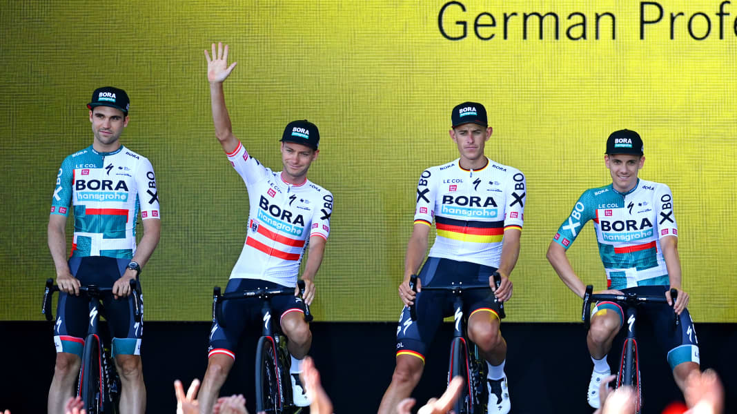 Die Trikots der Tour-de-France-Teams