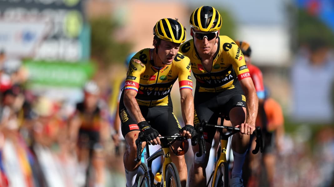 Vuelta: Chaos-Finale auf der 16. Etappe - Roglic stürzt, Pedersen siegt, Evenepoel mit Defekt