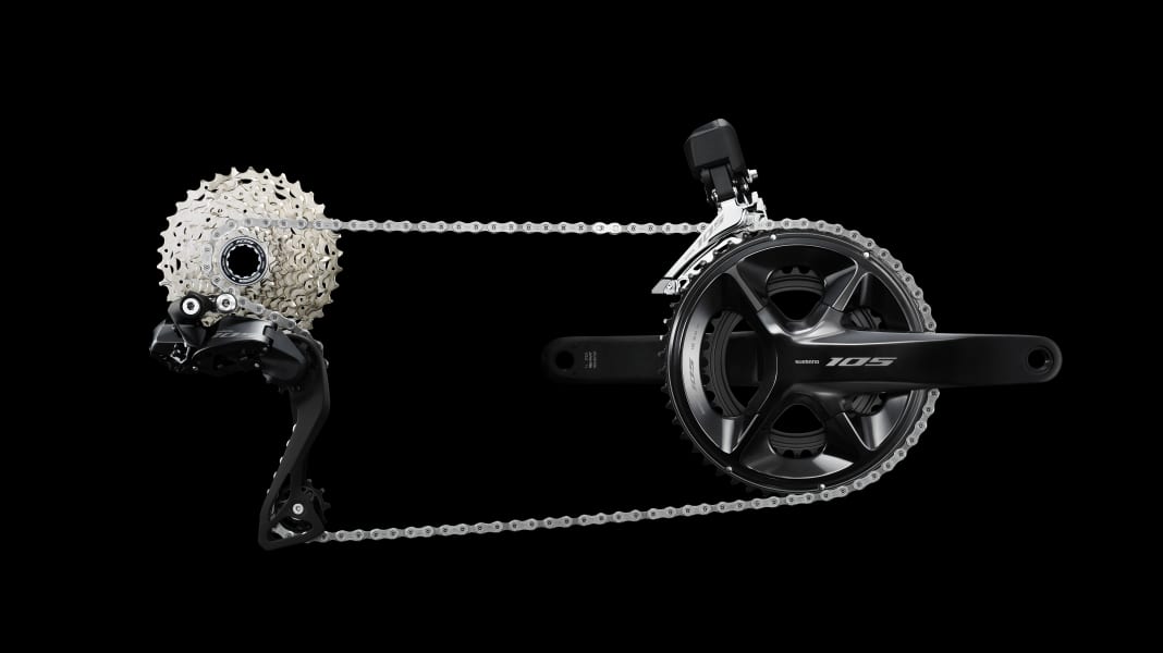 Neue Shimano 105 Di2: Rennrad-Gruppe jetzt 12fach und als Funk-Schaltung