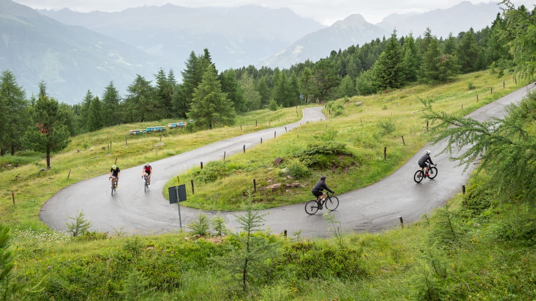Ungemütliche Kletterpartien auf der 4. Etappe der TOUR Transalp