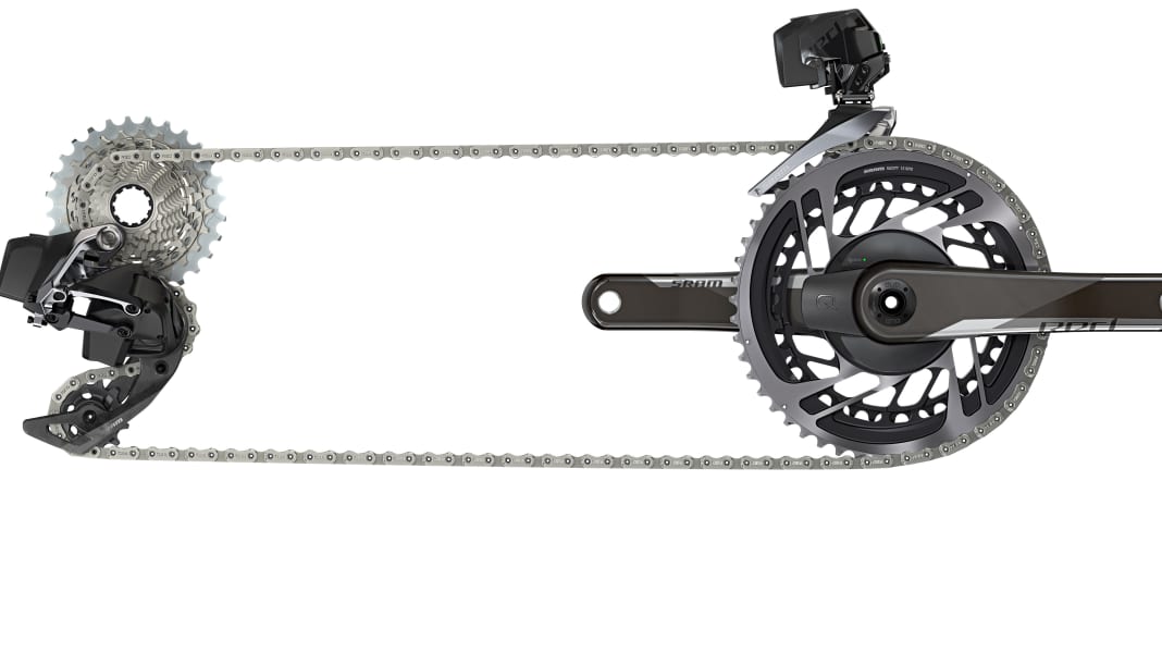 Sram Red eTap AXS: elektronische 12-fach-Schaltgruppe vorgestellt