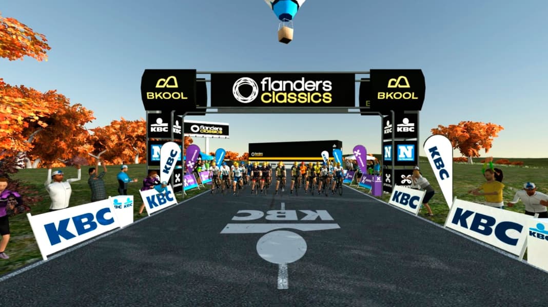 Ersatz für ausgefallenes Profi-Rennen: Die virtuelle Flandern-Rundfahrt