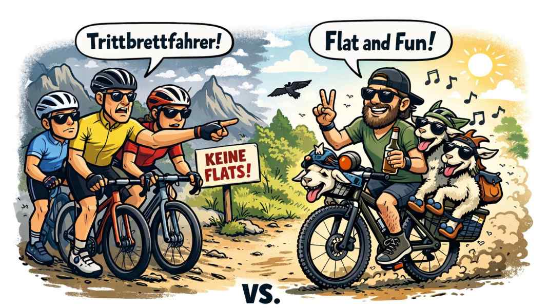 Flatpedals am Gravelbike: Die ultimative Blasphemie - und ich liebe es!