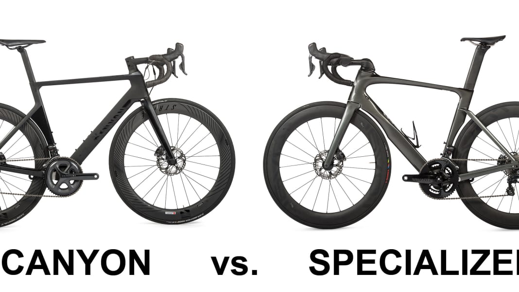 Test 2017 Canyon Aerorad Disc vs. Specialized Venge Disc