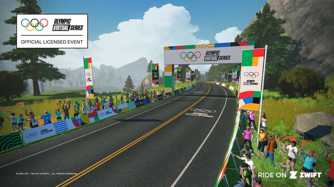 Olympia für Jedermann auf Zwift