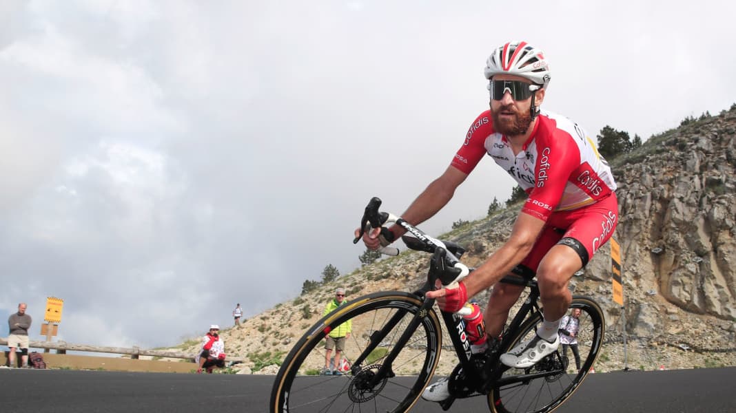 Geschke im Bergtrikot - wieder ein wenig Ruhm bei der Tour
