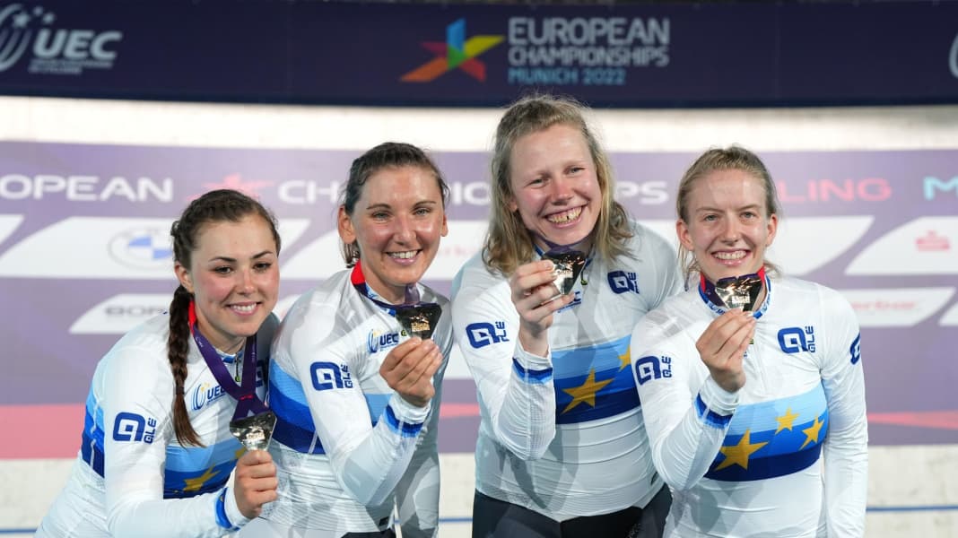 Zweimal Gold: EM-Titel für Vierer und Sprint-Trio