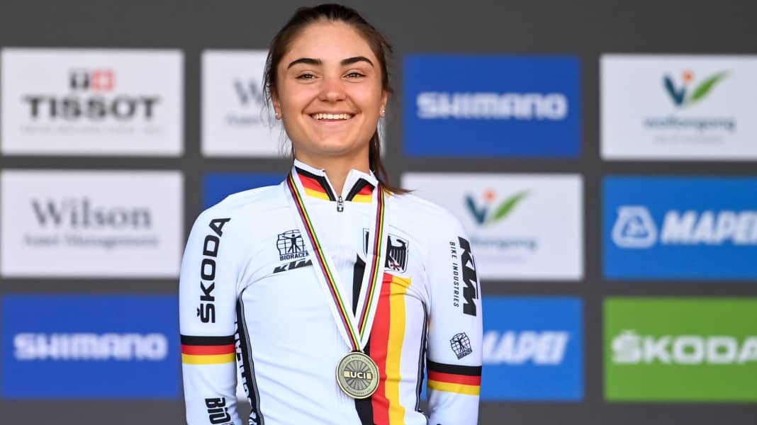 Rad-WM 2022: Ricarda Bauernfeind holt Bronze in der U23-Klasse