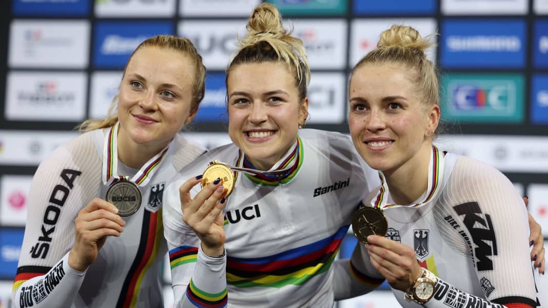 Bahnrad-WM 2022: Drei weitere Medaillen für Deutschland
