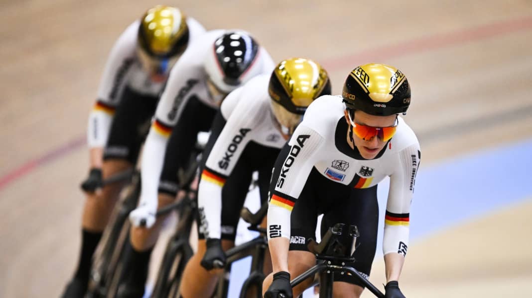 Bahnrad-EM 2023: Frauen-Vierer und Dörnbach holen EM-Bronze