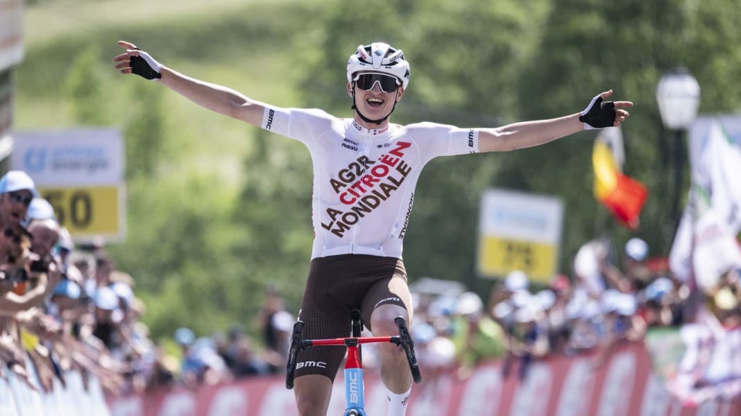 Tour de Suisse: Felix Gall gewinnt Etappe und holt Gelb