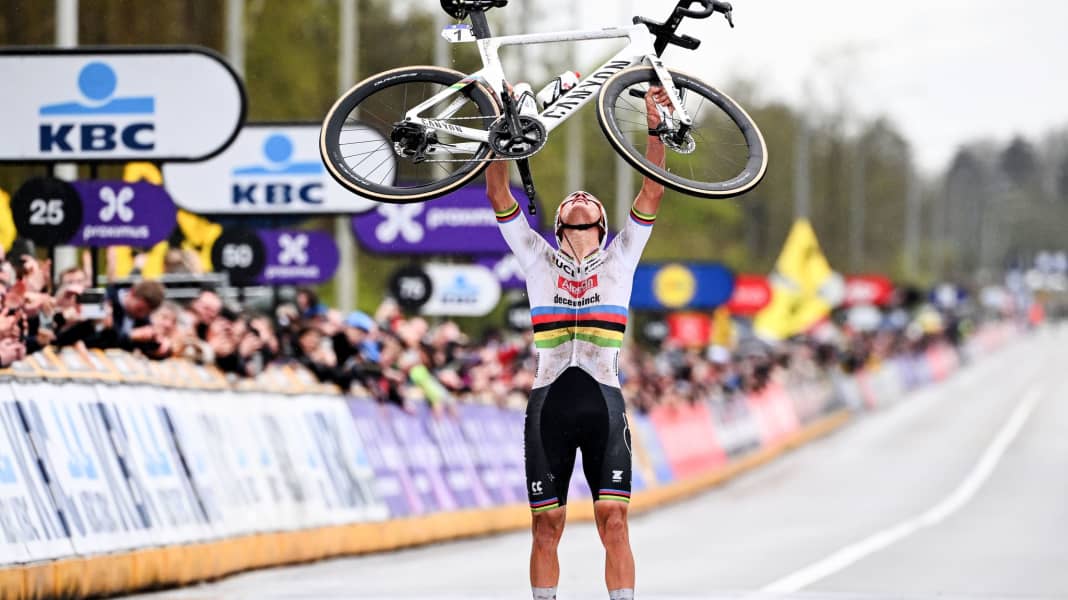 Flandern-Rundfahrt 2024: Mathieu van der Poel knackt Rekord