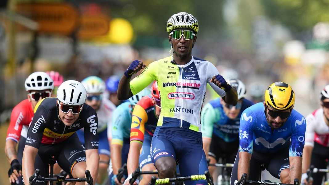 «Unglaublich»: Eritreer Girmay gewinnt dritte Tour-Etappe