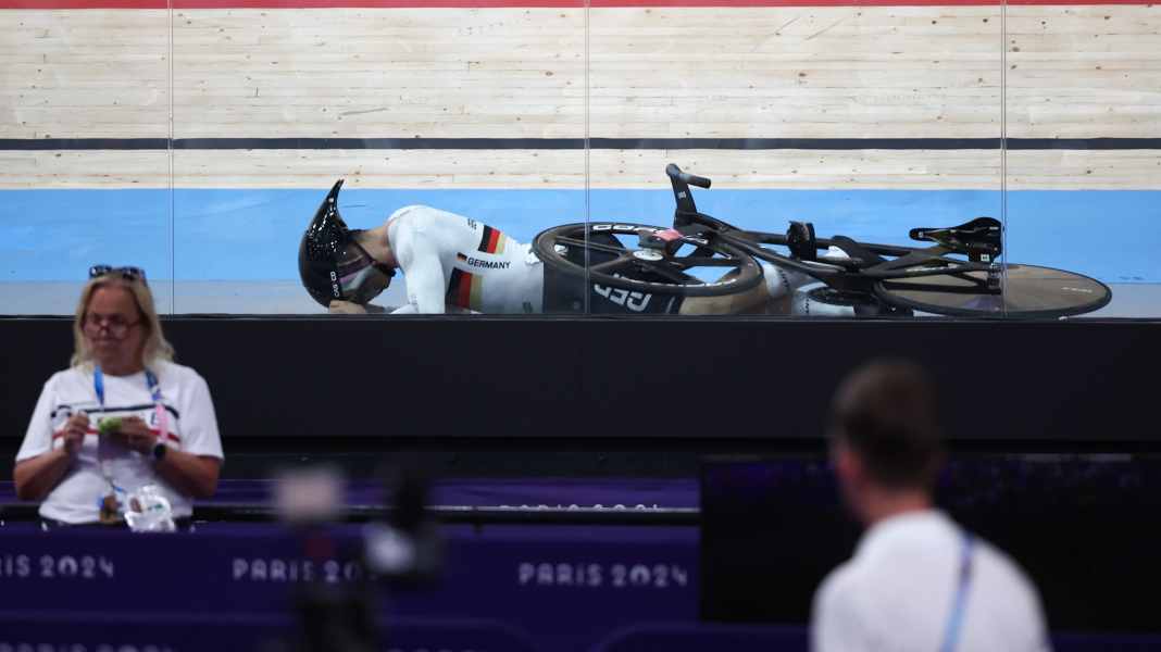 Bahnrad: Heftiger Sturz von Spiegel im Keirin