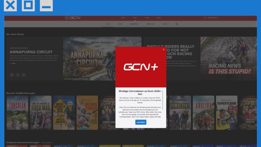 Ende von GCN+: So geht es weiter für Abonnenten