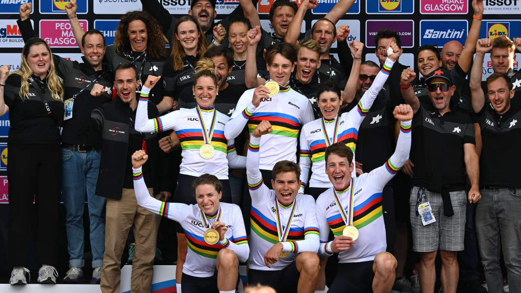 Rad-WM 2023: Bronze für Deutschland in der Mixed-Staffel, Schweiz verteidigt Gold