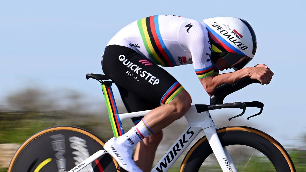 Startzeiten im Zeitfahren der 7. Etappe