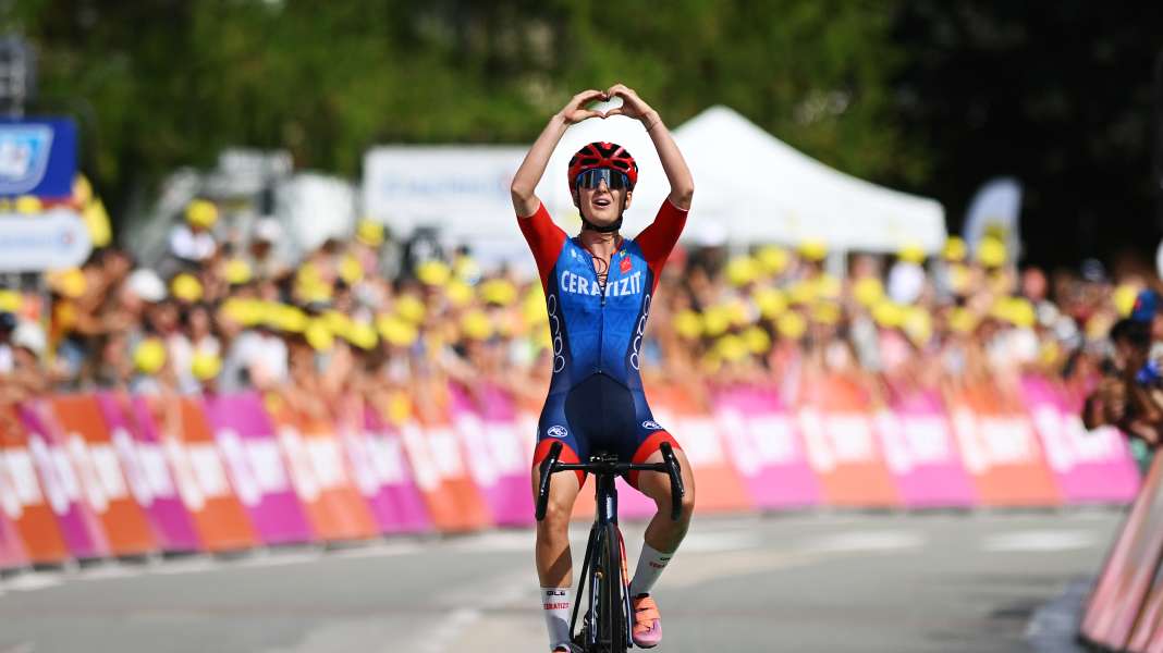 Tour de France Femmes - 6. Etappe: Kerbaol erlöst Frankreich, Lippert erneut Dritte
